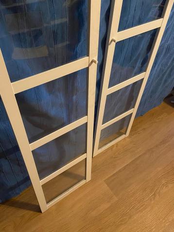 2 IKEA Billy Kiaby Deuren voor Boekenkast Wit Hout en Glas - afbeelding 3 2 IKEA Billy Kiaby Deuren voor Boekenkast Wit Hout en Glas - afbeelding 3