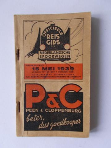 NS Nederlandse Spoorwegen - Officiële Reisgids 15 mei 1939