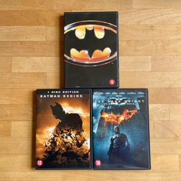 Batman DVD's (Batman 1989, Batman Begins, The Dark Knight)