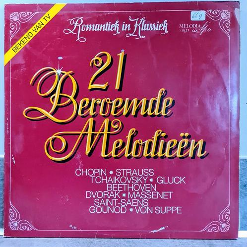 LP - Various - 21 Beroemde Melodieën, Cd's en Dvd's, Vinyl | Klassiek, Gebruikt, 12 inch, Ophalen of Verzenden