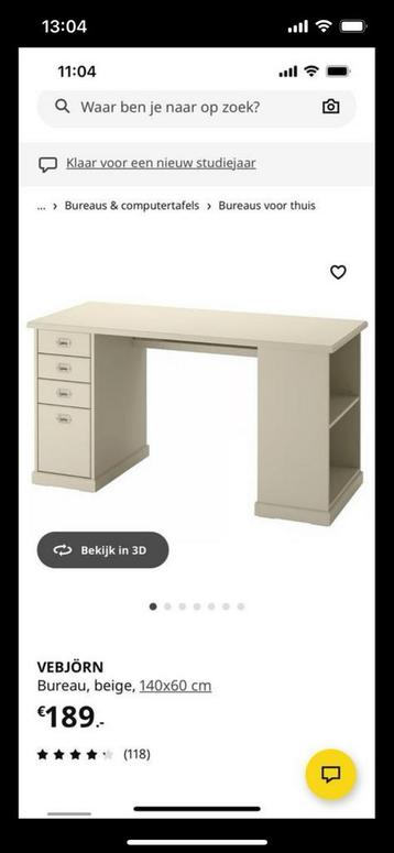 Mooi bureau met fijn bureaustoel - afbeelding 2 Mooi bureau met fijn bureaustoel - afbeelding 2