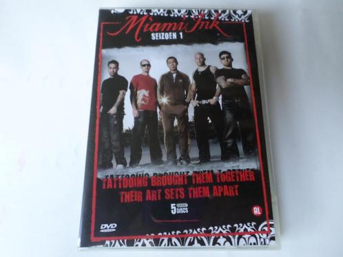 Miami Ink - Seizoen 1 - 5DVD Box & LA INK 4-DVD Box, Cd's en Dvd's, Dvd's | Tv en Series, Zo goed als nieuw, Boxset, Alle leeftijden