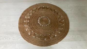 Sisal rond tapijt / kleed diameter 112 cm