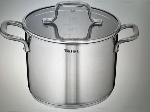 Tefal Virtuoso Hoge kookpan Ø 22, Huis en Inrichting, Keuken | Potten en Pannen, Nieuw, Kookpan of Snelkookpan, Rvs, Ophalen of Verzenden