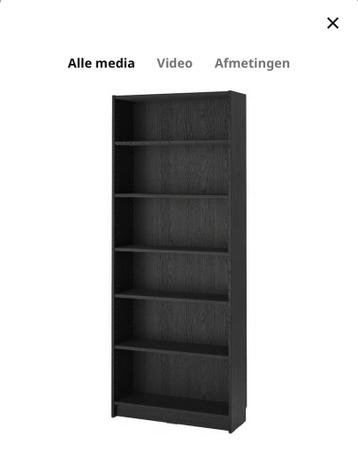 Boekenkast zwart (IKEA Billy) - afbeelding 2 Boekenkast zwart (IKEA Billy) - afbeelding 2