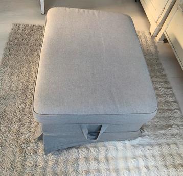 Grijze Ikea Ektorp Hocker afneembare hoes veel opbergruimte - afbeelding 7 Grijze Ikea Ektorp Hocker afneembare hoes veel opbergruimte - afbeelding 7