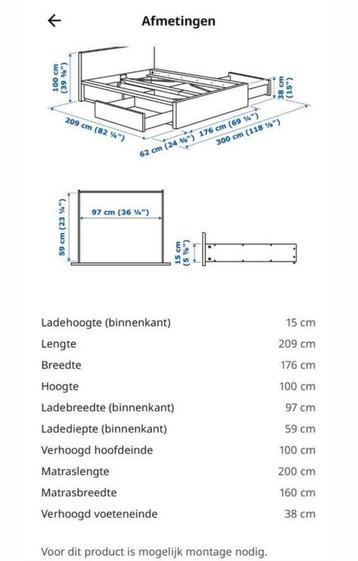 Ikea Malm bed 160x200 bruin - afbeelding 5 Ikea Malm bed 160x200 bruin - afbeelding 5