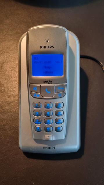 Philips zenia 300 de dect draadloze telefoon 3 handsets