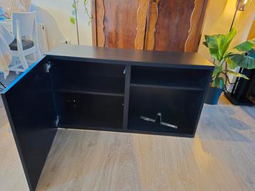 Zwarte Ikea Besta kast, 120 breed bij 64 hoog - afbeelding 2 Zwarte Ikea Besta kast, 120 breed bij 64 hoog - afbeelding 2