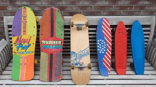 Vintage skateboard lot, Sport en Fitness, Skateboarden, Gebruikt, Skateboard, Ophalen