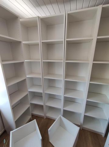 Ikea Billy boekenkasten met bovendeel 11x - afbeelding 1 Ikea Billy boekenkasten met bovendeel 11x - afbeelding 1