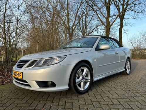 Saab 9-3 1.8t Vector Cabrio 2008 Zilver Airco Cruise, Auto's, Saab, Particulier, Saab 9-3, ABS, Airbags, Airconditioning, Alarm