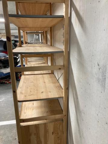 mooi stevig houten opbergrek Ivar ikea - afbeelding 2 mooi stevig houten opbergrek Ivar ikea - afbeelding 2