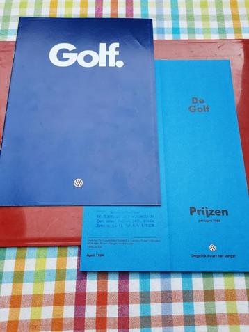 Volkswagen Golf II: Nederlandse folder & prijslijst 1984 