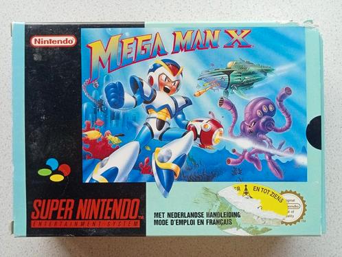 Mega Man X voor de super nintendo, Spelcomputers en Games, Games | Nintendo Super NES, Gebruikt, Avontuur en Actie, 1 speler, Vanaf 7 jaar