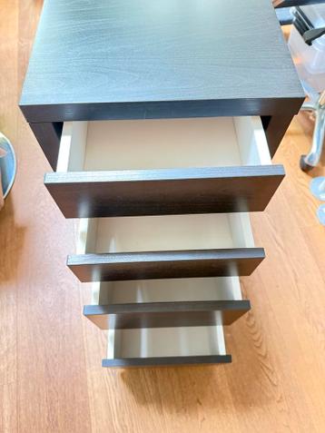 IKEA Micke Ladekast Zwartbruin 2x - afbeelding 2 IKEA Micke Ladekast Zwartbruin 2x - afbeelding 2
