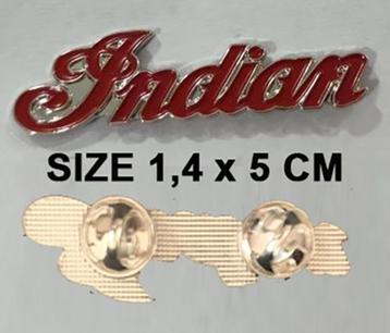 INDIAN SCRIPT LOGO PIN voor Scout Four FTR Chief 741 Bobber