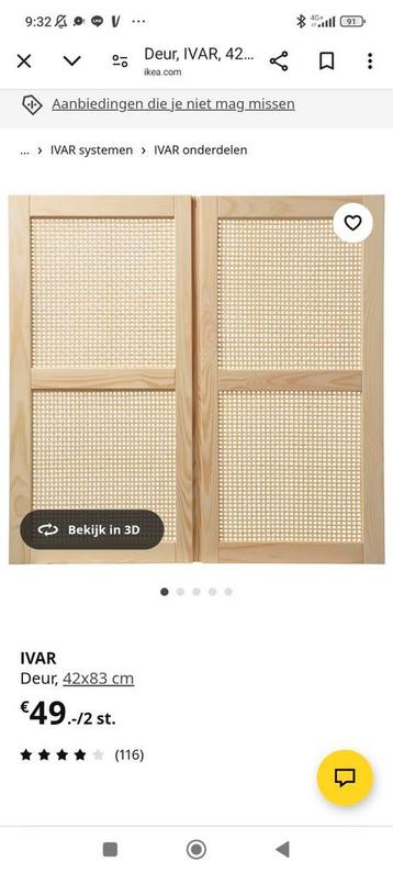 IVAR Kast - Grenen - Complete set - afbeelding 20 IVAR Kast - Grenen - Complete set - afbeelding 20