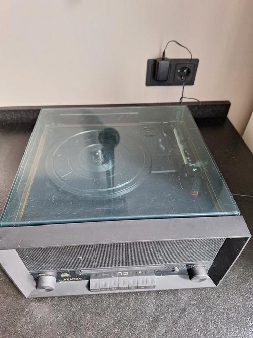 Fenton rp135w platenspeler cd Bluetooth  ingebouwde speakers, Audio, Tv en Foto, Platenspelers, Zo goed als nieuw, Platenspeler