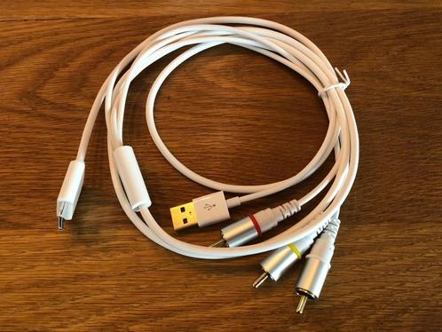 Apple iPad 30 pin Easy Sync AV RCA USB kabel, Audio, Tv en Foto, Audiokabels en Televisiekabels, Zo goed als nieuw, Componentkabel