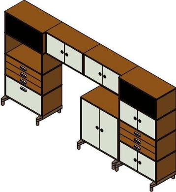 GRATIS - IKEA EFFEKTIV elementen bruin/wit/grijs - afbeelding 1 GRATIS - IKEA EFFEKTIV elementen bruin/wit/grijs - afbeelding 1
