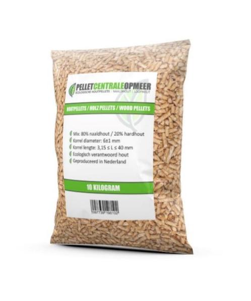 Premium Quality Houtpellets - ZAK 10KG - Eigen productie, Huis en Inrichting, Kachels, Nieuw, Pelletkachel, Hout, Ophalen of Verzenden