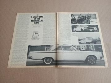 Test (uit oud tijdschrift) Dodge Coronet (1968)   