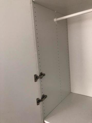 Ikea- kast Pax, 3-deurs met lades, roede en planken - afbeelding 10 Ikea- kast Pax, 3-deurs met lades, roede en planken - afbeelding 10
