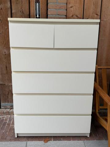 Ladenkast IKEA Malm wit - afbeelding 1 Ladenkast IKEA Malm wit - afbeelding 1