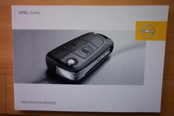 instructieboekje Opel Zafira 2005 2006 2007 2008 2009 NIEUW