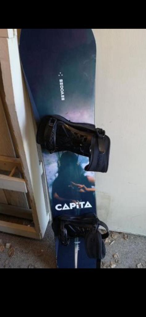 Capita DOA 169cm + Large union bindings, Sport en Fitness, Snowboarden, Zo goed als nieuw, Ophalen