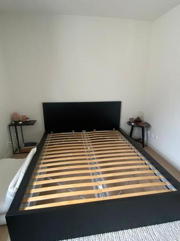 Tweepersoonsbed - 160x200 (IKEA MALM) + matras + topper - afbeelding 4 Tweepersoonsbed - 160x200 (IKEA MALM) + matras + topper - afbeelding 4