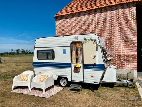 Opzoek naar een leuke retro caravan., Caravans en Kamperen, Caravans, Particulier, Knaus, Ophalen