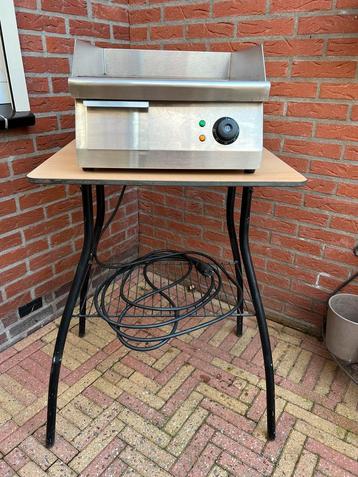 Grill plaat met standaard! 