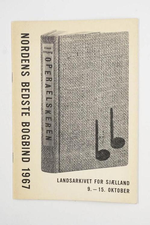 Uiterst zeldzaam Deens boekje: Nordens Bedste Bogbind 1967, Boeken, Kunst en Cultuur | Dans en Theater, Gelezen, Toneel, Ophalen of Verzenden