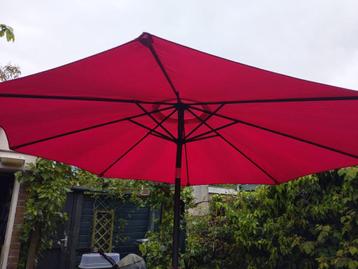 Parasol inclusief parasolvoet 3m verstelbaar