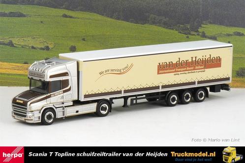 Herpa 314688 Van Der Heijden Boxtel Scania T Topline, Hobby en Vrije tijd, Modelauto's | 1:87, Nieuw, Bus of Vrachtwagen, Herpa