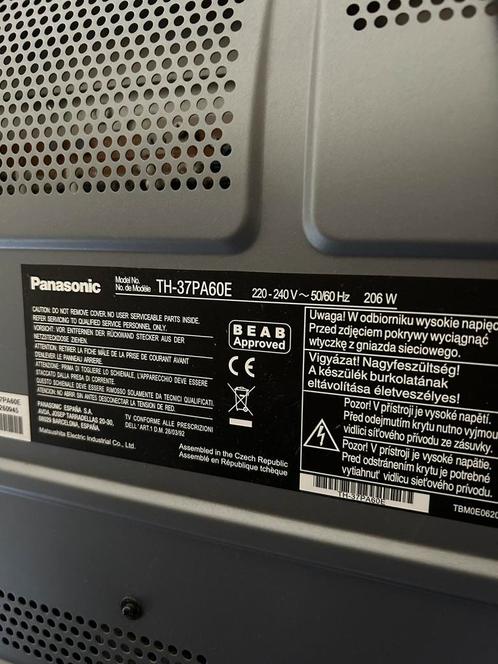 Panasonic 37” plasma tv, Audio, Tv en Foto, Televisies, Gebruikt, 40 tot 60 cm, Panasonic, Ophalen of Verzenden