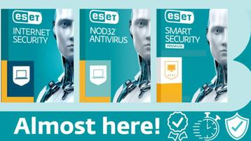 ESET NOD32 ANTIVIRUS / INTERNET SECURITY 2024 - 1,2, 3 jaar