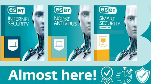 ESET NOD32 ANTIVIRUS / INTERNET SECURITY 2024 - 1,2, 3 jaar, Computers en Software, Antivirus- en Beveiligingssoftware, Nieuw