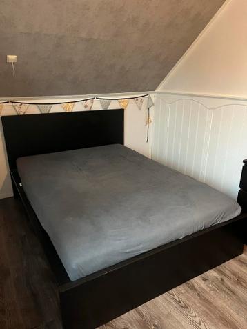 MALM Bedframe 140x200 met lades - Zwartbruin - afbeelding 4 MALM Bedframe 140x200 met lades - Zwartbruin - afbeelding 4