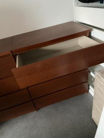 2 IKEA Ladenkasten Middenbruin - Malm Serie - afbeelding 2 2 IKEA Ladenkasten Middenbruin - Malm Serie - afbeelding 2