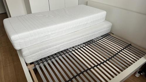 Ikea Malm bed 180*200 wit (zonder matras), Huis en Inrichting, Slaapkamer | Bedden, Gebruikt, Tweepersoons, 180 cm, 200 cm, Hout