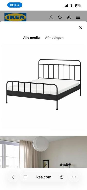 STJÄRNÖ Bedframe 180x200 cm - Zo goed als nieuw! - afbeelding 2 STJÄRNÖ Bedframe 180x200 cm - Zo goed als nieuw! - afbeelding 2