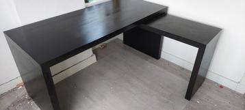 Bureau malm ikea met uitschuifbaar deel - afbeelding 5 Bureau malm ikea met uitschuifbaar deel - afbeelding 5