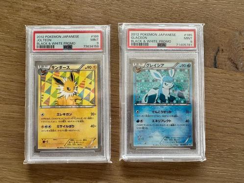 Pokemon Eeveelution promo Glaceon & Jolteon Black& White PSA, Hobby en Vrije tijd, Verzamelkaartspellen | Pokémon, Zo goed als nieuw