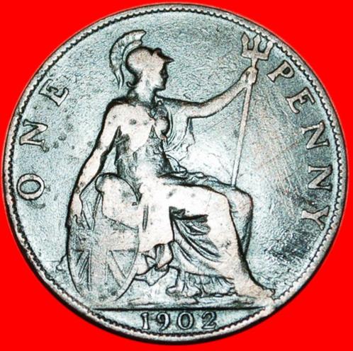 * FABULOUS ISSUE: UNITED KINGDOM 1 PENNY 1902 NOT LOW TIDE!, Postzegels en Munten, Munten | Europa | Niet-Euromunten, Losse munt