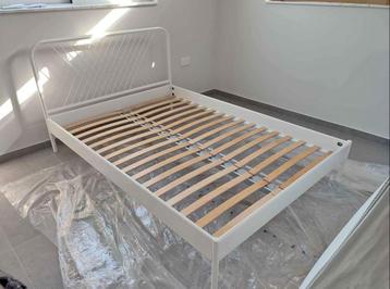IKEA Bedframe 140x200 - Wit - Zo Goed Als Nieuw! - afbeelding 1 IKEA Bedframe 140x200 - Wit - Zo Goed Als Nieuw! - afbeelding 1