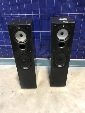 kef q 65 luidspreker toren speakers staand + bescherm kapjes