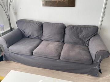 IKEA Ektorp 3-zits bank grijs - afbeelding 1 IKEA Ektorp 3-zits bank grijs - afbeelding 1